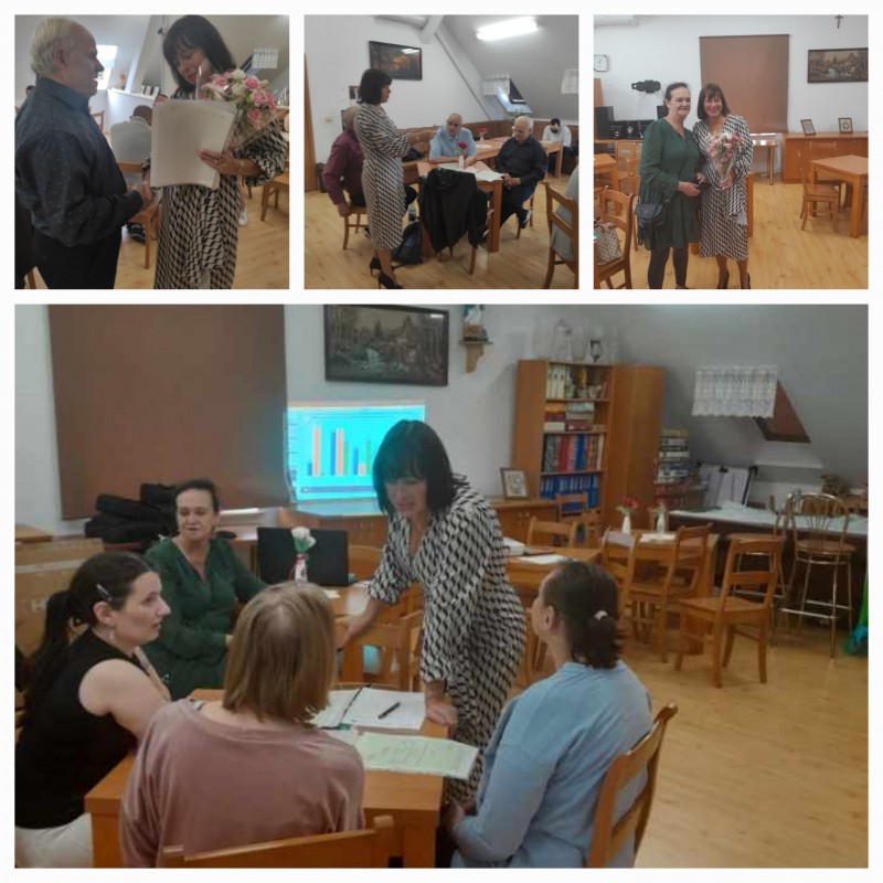W Domu Pomocy Społecznej w Nowogardzie przy ul. Piłsudskiego odbyło się uroczyste zakończenie kursu komputerowego. Projekt pn.  