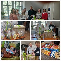 Świąteczna wizyta uczniów Szkoły Podstawowej z Długołęki 