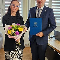 Podziękowanie dla Dyrektor Miejskiej i Powiatowej Biblioteki Publicznej w Goleniowie