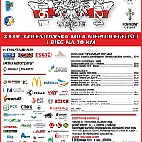 Czasowa organizacja ruchu drogowego podczas XXXVI Goleniowskiej Mili Niepodległości i Biegu GAZ-SYSTEM S.A. na 10 km