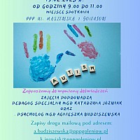 Spotkanie dla Nauczycieli, Pedagogów Pracujących z Dziećmi ze spektrum autyzmu