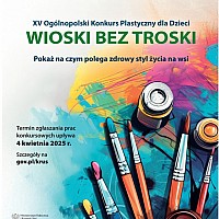 XV Ogólnopolski Konkurs Plastyczny dla Dzieci „Wioski bez troski”