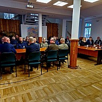 Odprawa Roczna podsumowująca pracę goleniowskich funkcjonariuszy -  Odprawa Roczna podsumowująca pracę goleniowskich funkcjonariuszy