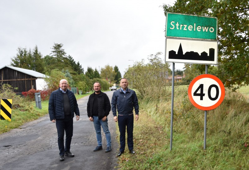 Przebudowa drogi powiatowej w Strzelewie