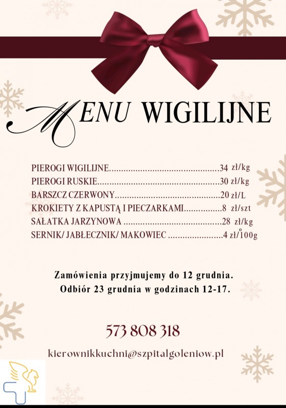 Oferta Świąteczna Szpitalnego Centrum Medycznego w Goleniowie!