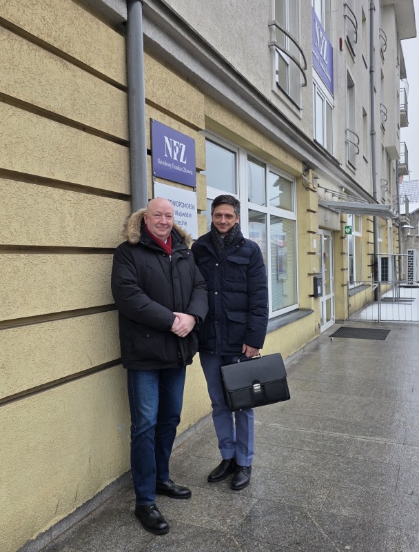 Spotkanie w Zachodniopomorskim Oddziale Wojewódzkiego NFZ w Szczecinie