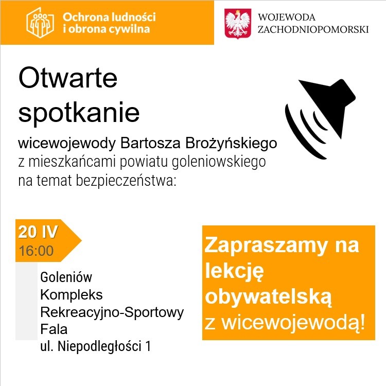 Zapraszamy na lekcję obywatelską z wicewojewodą Bartoszem Brożyńskim
