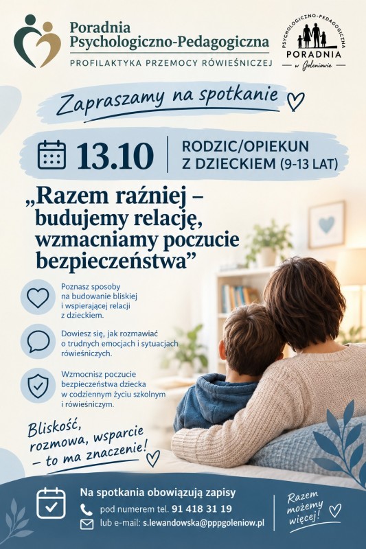 Spotkanie w Poradni psychologiczno - pedagogicznej w Goleniowie