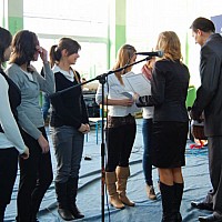 Spotkanie z wyróżnionymi uczniami w ZSZ Goleniów