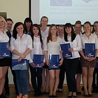 Konferencja podsumowująca projekt Leonardo da Vinci w Zespole Szkół Zawodowych w Goleniowie