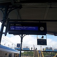 Uroczystość otwarcia nowego połączenia kolejowego do Portu Lotniczego Szczecin-Goleniów