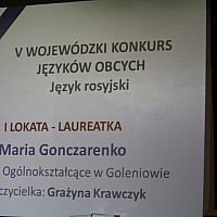 Podsumowanie konkursów przedmiotowych z udziałem uczniów goleniowskiego liceum