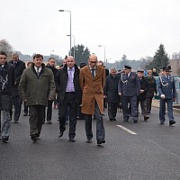 Otwarcie nowego mostu przez Inę oraz oddanie ronda