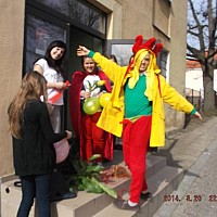 Powitanie wiosny w I LO w Nowogardzie