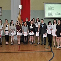 Zakończenie roku klas III w I LO w Nowogardzie