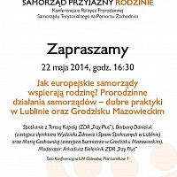 Konferencja o Polityce Prorodzinnej Samorządu Terytorialnego na Pomorzu Zachodnim