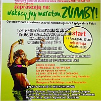 Zapraszamy na Wakacyjny Maraton Zumby!