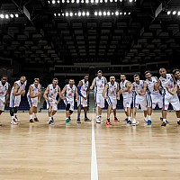 Trening koszykarzy ekstraklasy