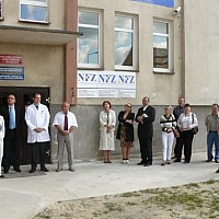 Uroczyste zakończenie inwestycji - Budowa dżwigu osobowego przy przychodni i PCPR