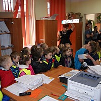 Przedszkolaki w Starostwie
