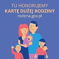 Karta Dużej Rodziny honorowana!