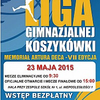 Powiatowa Liga Gimnazjalnej Koszykówki 2015