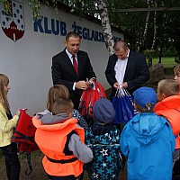 Spotkanie z najmłodszymi zawodnikami Klubu Żeglarskiego 