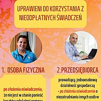 UPRAWIENI DO KORZYSTANIA Z NIEODPŁATNYCH ŚWIADCZEŃ - NIEODPŁATNA POMOC PRAWNA