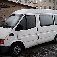 Ogłoszenie o zamiarze sprzedaży samochodu marki Ford Transit