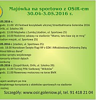 Majówka na sportowo z OSiR-em