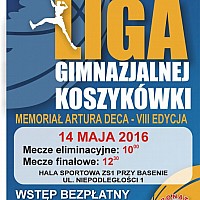 Powiatowa Liga Gimnazjalnej Koszykówki - Memoriał Artura Deca