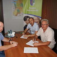 Podpisanie umowy na dofinansowanie zadania 