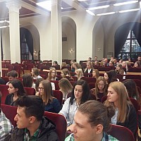 Uczniowie Zespołu Szkół nr 1 na wykładach medycznych Młodzieżowa Akademia Medyczna „MAM PUM