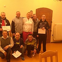 Mistrzyni olimpijska w pchnięciu kulą Ewa Durska odwiedziła mieszkańców Domu Pomocy Społecznej w Nowogardzie