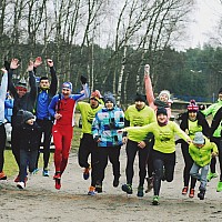 Kliniska Wielkie powitały Nowy Rok tradycyjnie na biegowo