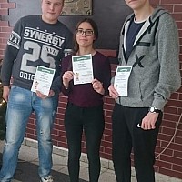 Marta Tapper, uczennica Zespołu Szkół nr 1 w Goleniowie druga w kraju w Konkursie Ogólnopolskim z języka niemieckiego