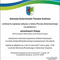 Spotkanie w sprawie pozyskania środków finansowych dla sołectw