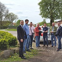 TRWA PRZEBUDOWA DROGI POWIATOWEJ  NA ODCINKU STRZELEWO - NOWOGARD