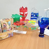 Konkurs plastyczny „Fiku miku coś nowego ze starego plastiku”