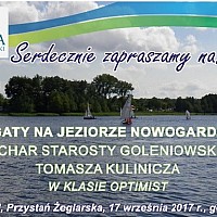 REGATY NA JEZIORZE NOWOGARDZKIM O PUCHAR STAROSTY GOLENIOWSKIEGO