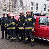 PRÓBNY ALARM PRZECIWPOŻAROWY W OŚRODKU SZKOLNO-WYCHOWAWCZYM W NOWOGARDZIE