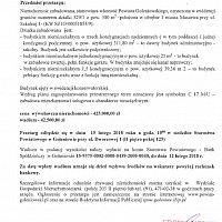ZARZĄD POWIATU W GOLENIOWIE OGŁASZA PRZETARG 
