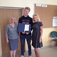 Finalista VII Bałtyckiego Konkursu Języka Niemieckiego