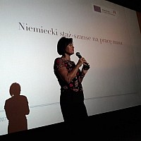 Podsumowanie projektu -projekcja prezentacji pn. „Niemiecki staż- szanse na pracę masz”