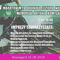 V ROWEROWY MARATON MTB WOKÓŁ JEZIORA NOWOGARDZKIEGO MEMORIAŁ ARTURA KOMISARKA