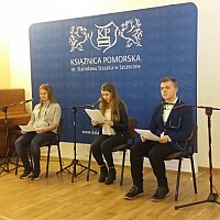 Młodzieży Czytanie z udziałem uczniów z Zespołu Szkół nr 1 w Goleniowie