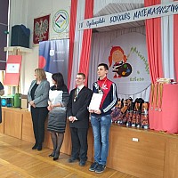 I miejsce Zespołu Szkół w IV Ogólnopolskim Konkursie Matematycznym 