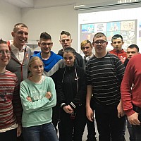 Srebrny medalista ostatnich Halowych Mistrzostw Europy w Glasgow w skoku o tyczce z wizytą w Zespole Szkół w Goleniowie