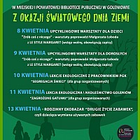 EKO TYDZIEŃ W MIEJSKIEJ I POWIATOWEJ BIBLIOTECE PUBLICZNEJ W GOLENIOWIE