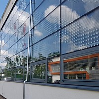 Odbiór techniczny przeszklenia ściany hali gimnastycznej przy ul. Niepodległości 1